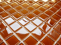 Crystal Glass mosaic Brown K04