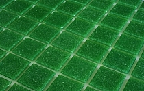 Glass mosaic Green A028