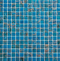 Glass Mosaic Blue+Gold KMC07