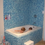 Glass mosaic Blue mix CM310