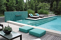 Glass mosaic Blue mix CM310