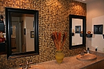 Glass mosaic Brown+Black mix BM210