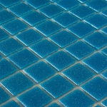 Glass mosaic Blue C303