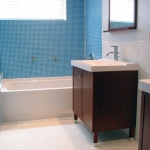 Glass mosaic Blue C303