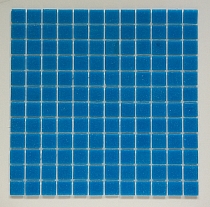 Glass mosaic Blue C303