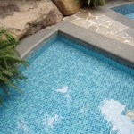 Glass mosaic Blue mix for swimming pool