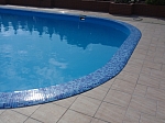 Glass mosaic Blue mix for swimming pool