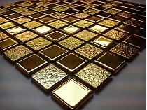 Glass mosaic GOLD A116