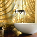 Glass mosaic GOLD A116
