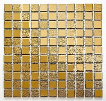 Glass mosaic GOLD A116