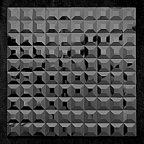 DIAMOND Glass mosaic Black A112