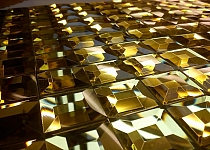 DIAMOND Glass mosaic GOLD A113