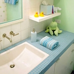 Glass mosaic Blue C304