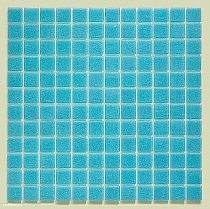 Glass mosaic Blue C304