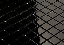 Crystal Glass mosaic Black K01