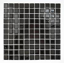 Crystal Glass mosaic Black K01