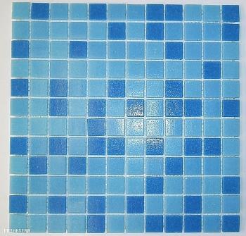 Glass mosaic Blue mix CM310