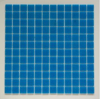 Glass mosaic Blue C303