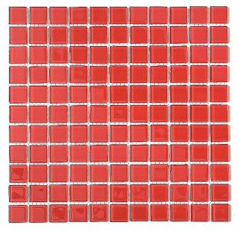 Crystal Glass mosaic Red K02