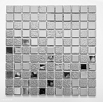 Glass mosaic SILVER A115