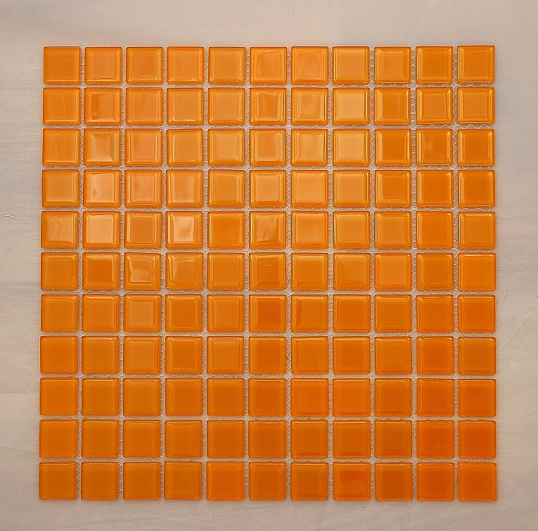 Glass mosaic orange K09
