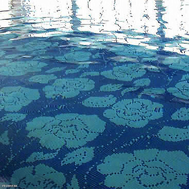 Glass Mosaic Patterns in swimming pool sauna