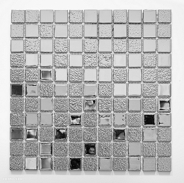 Glass mosaic SILVER A115