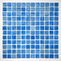 Glass mosaic anti-slip  Blue