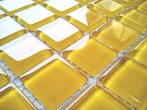 Glass mosaic yellow  K08