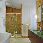Glass mosaic yellow  K08