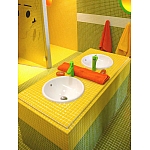 Glass mosaic yellow  K08
