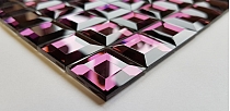 DIAMOND Glass mosaic  Violet A119