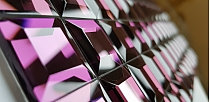 DIAMOND Glass mosaic  Violet A119