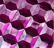 DIAMOND Glass mosaic  Violet A119