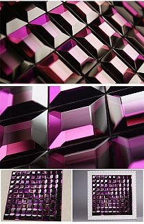 DIAMOND Glass mosaic  Violet A119
