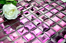 DIAMOND Glass mosaic  Violet A119