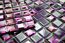 DIAMOND Glass mosaic  Violet A119