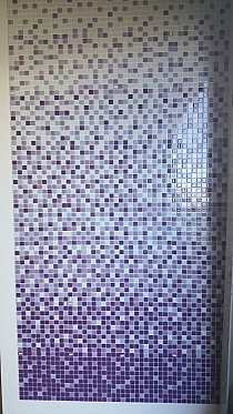 Mozaika szklana Melanż FIOLET WRZOS DC412- WYSOKI POŁYSK