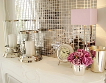 Glass mosaic SILVER A118 