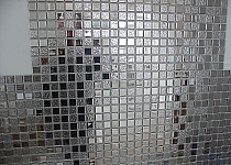 Glass mosaic SILVER A118 