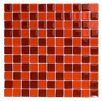 DIAMOND Glass mosaic  red A127