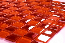 DIAMOND Glass mosaic  red A127