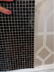 Glass Mosaic Bonaparte Black Bisazza