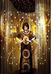 Crystal Glass mosaic Stripes