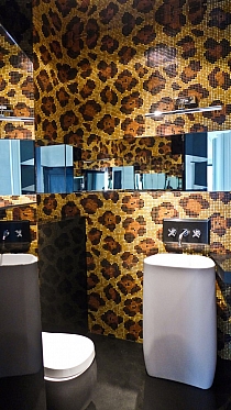 Glass mosaic Leopard 