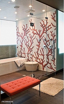 Glass mosaic Corallo  