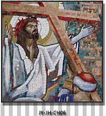 glass mosaic christian religious