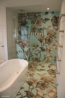 Glass mosaic Hanami Azzurro 