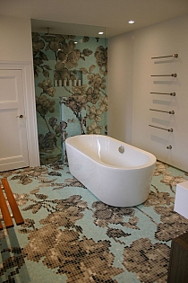 Glass mosaic Hanami Azzurro 