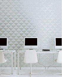 Glass mosaic Giza Oro Bianco